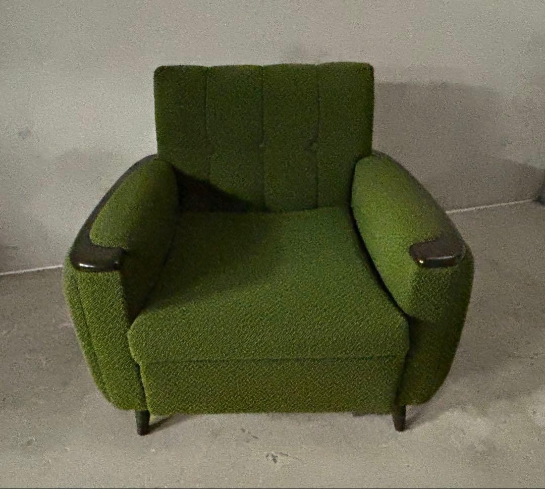 ヴィンテージ　アームチェア　1人掛けソファ　ラウンジチェア　ミッドセンチュリー
