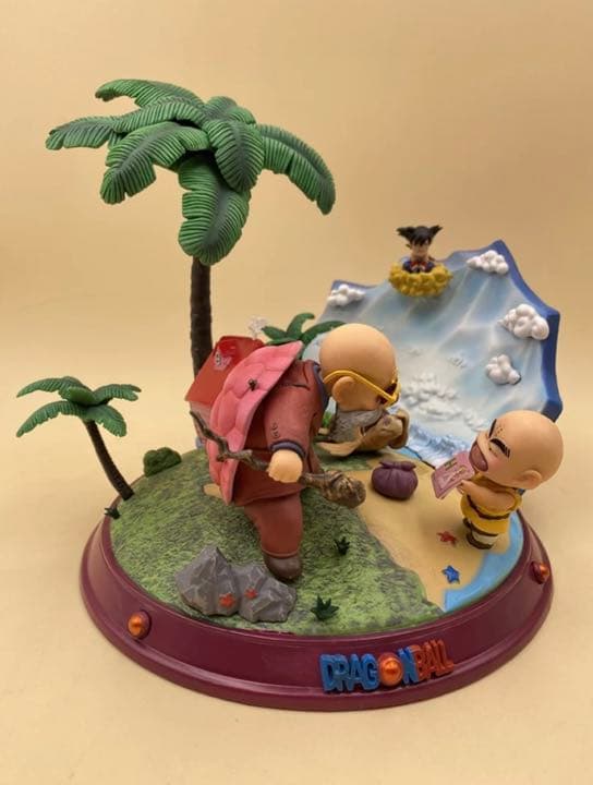 《超激レア》ドラゴンボール　無印　亀仙人　クリリン　悟空　名シーン　フィギュア