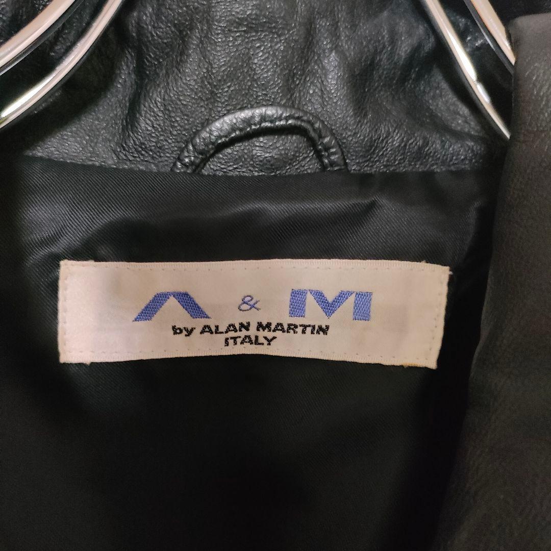 ヴィンテージ レザージャケット シングル ライダース 本革 豚革 ブラック L