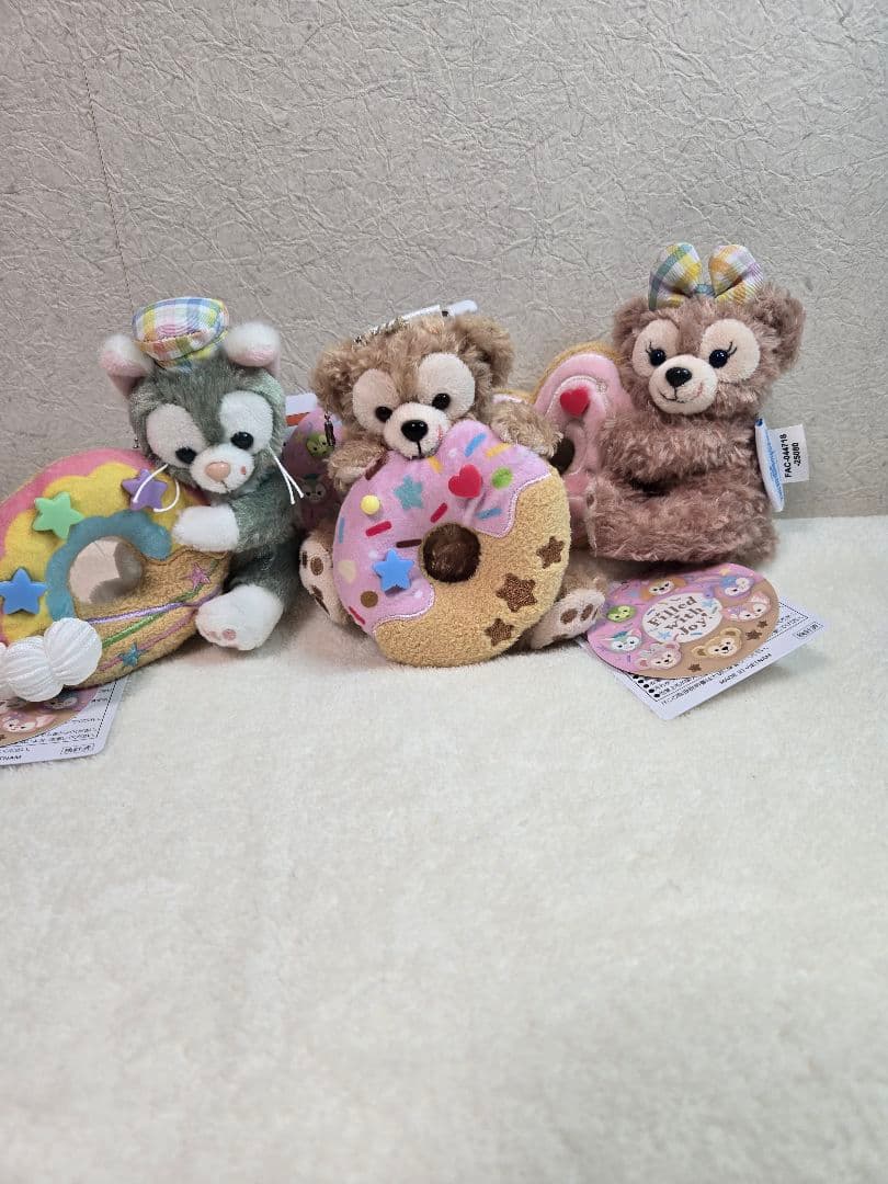 ダッフィー　ぬいぐるみバッジ　フィルドウィズジョイ　7体セット