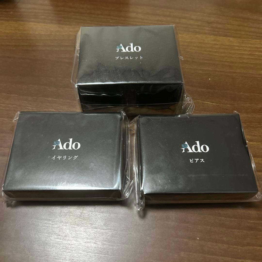 Ado 心臓 イヤリング ピアス ブレスレット 3点