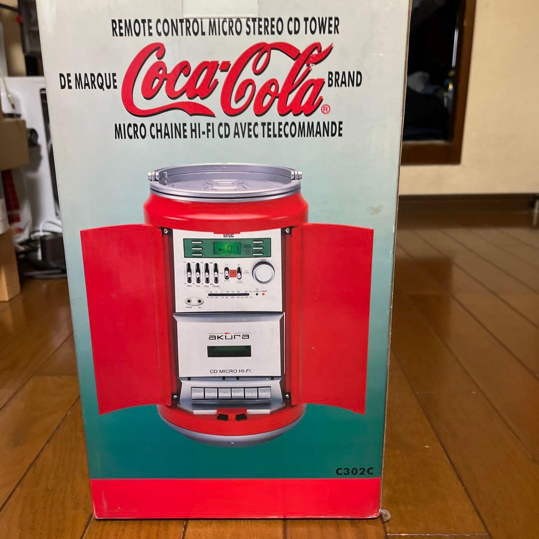 コカコーラ缶型　CD カセット　RADIO