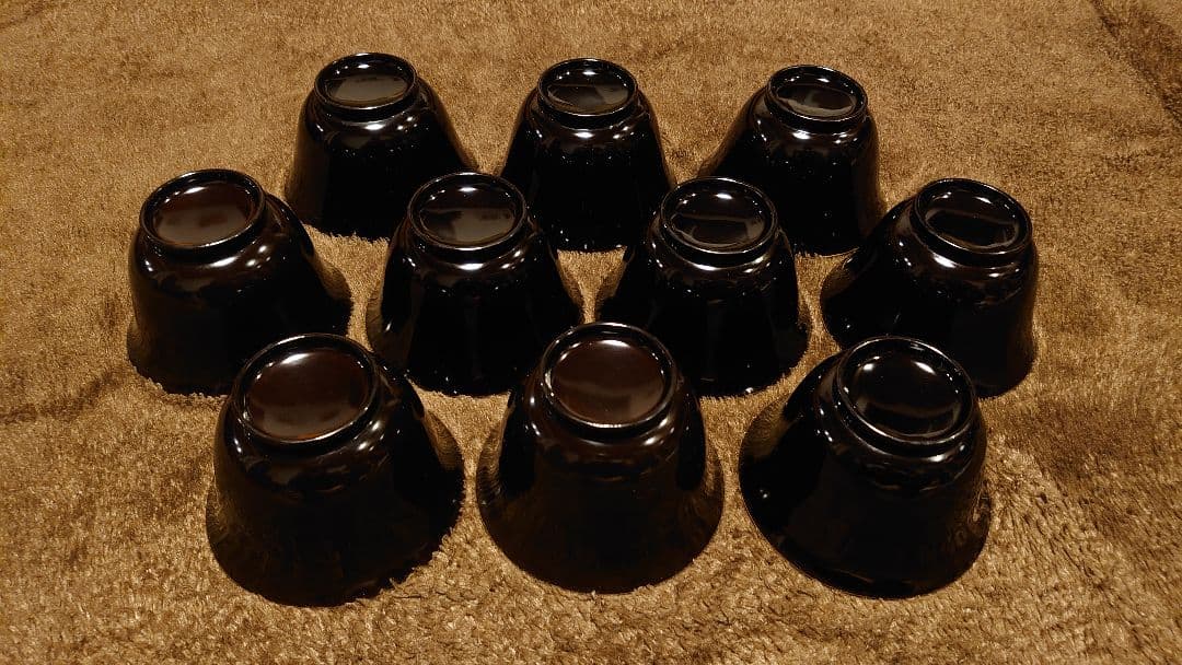 輪島塗　漆器　蕎麦猪口　湯呑み　猪口　向付　１０客