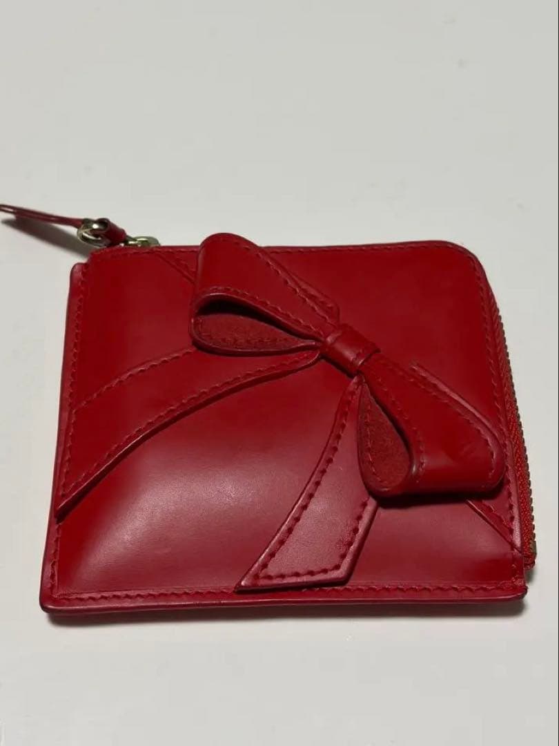 ウォレットコムデギャルソン　リボン　財布