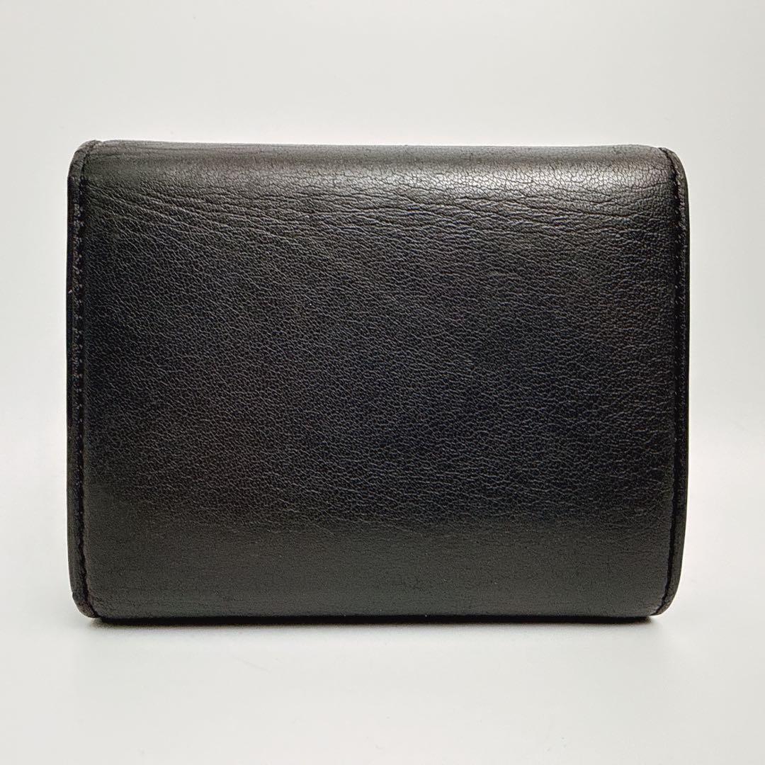 セリーヌ スモール フラップウォレット トリオンフ カーフスキン 三つ折り財布