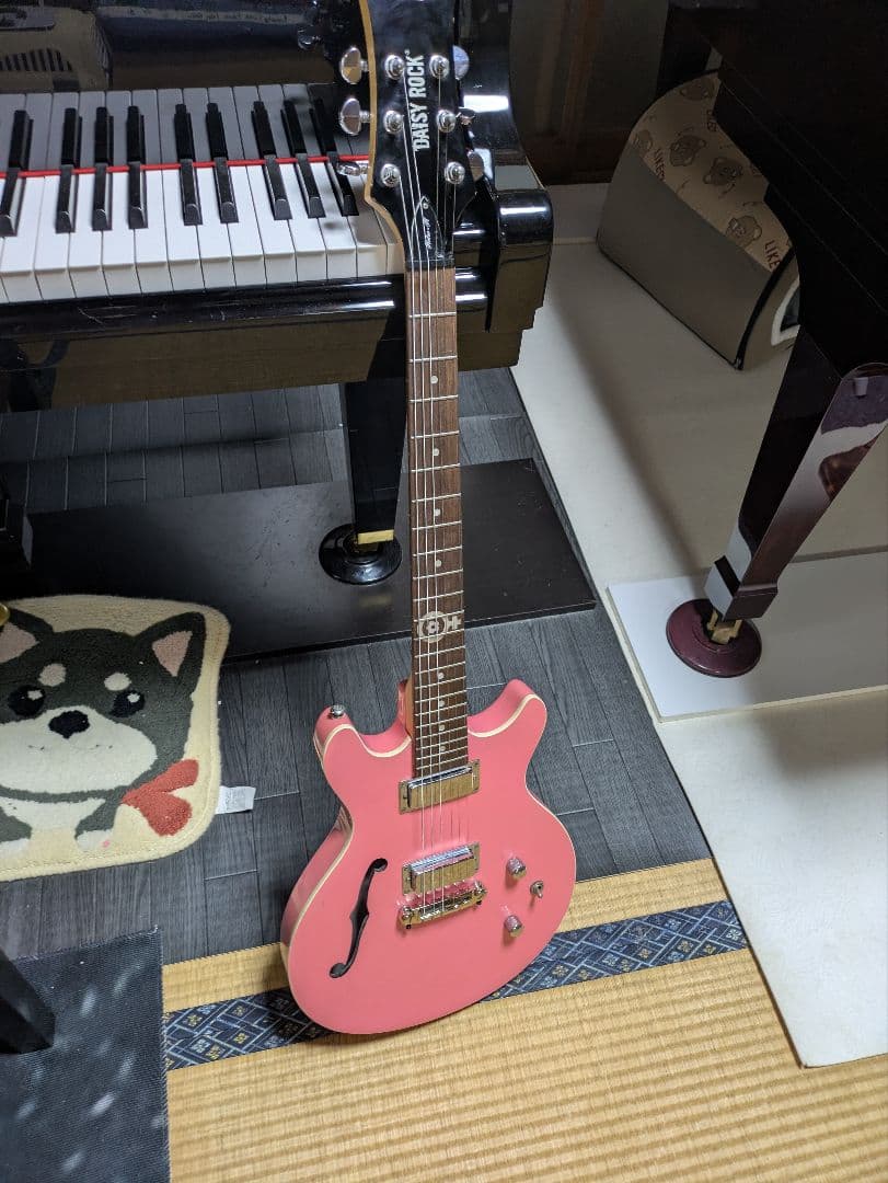 セミアコ　デイジーロック　Daisy Rock ピンク エレキギター