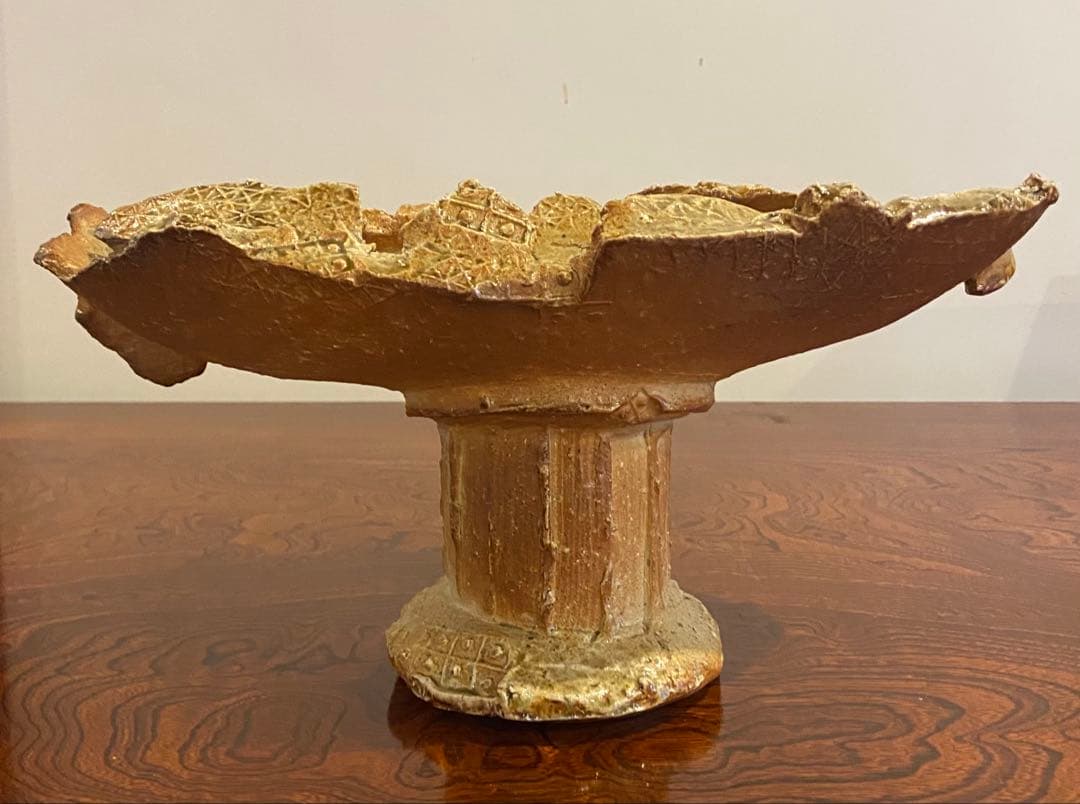 伊賀焼　小島憲二作　華器　M244