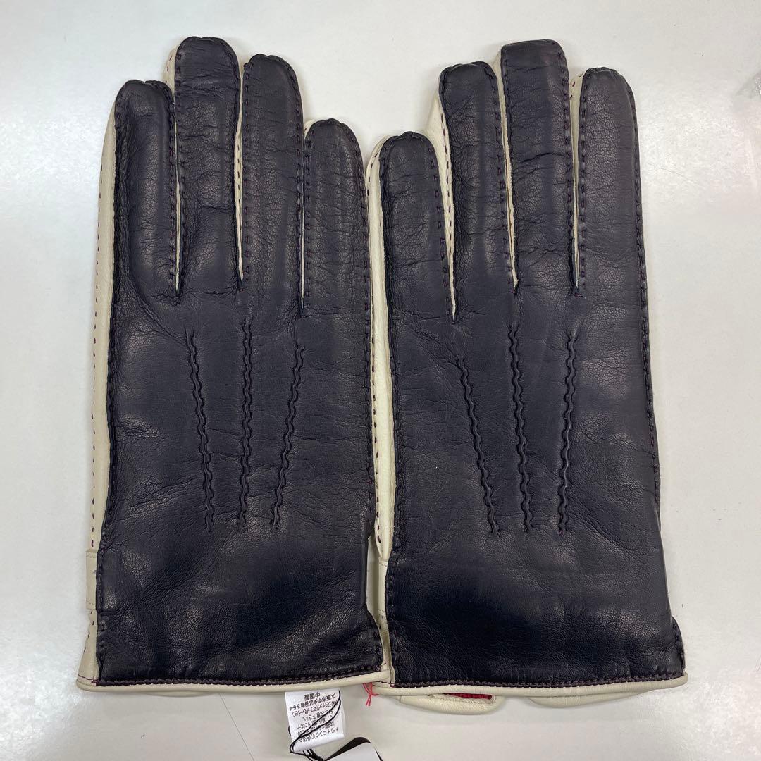 お値下げ！ポールスミス　ラムレザー　ライニング　カシミヤ