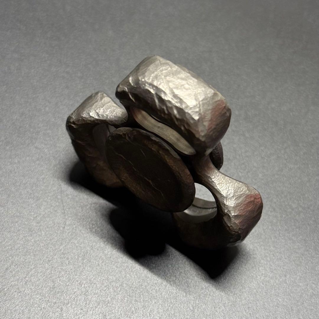 SS製→手作業　ハンドスピナー　フィジェットトイ　EDC 美品