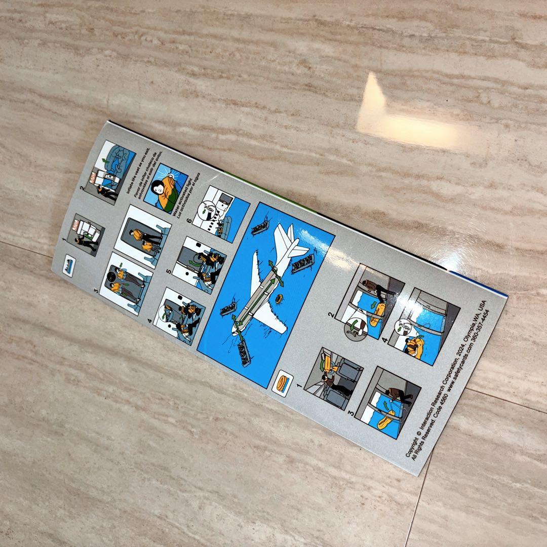 非売品 エアバスAirbus A321 安全のしおり