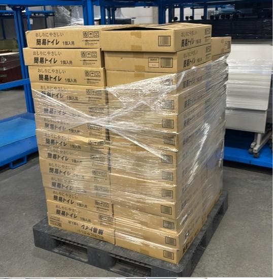 大量５０箱（１箱５回分）２５０回分　おしりにやさしい簡易トイレ　災害用トイレ