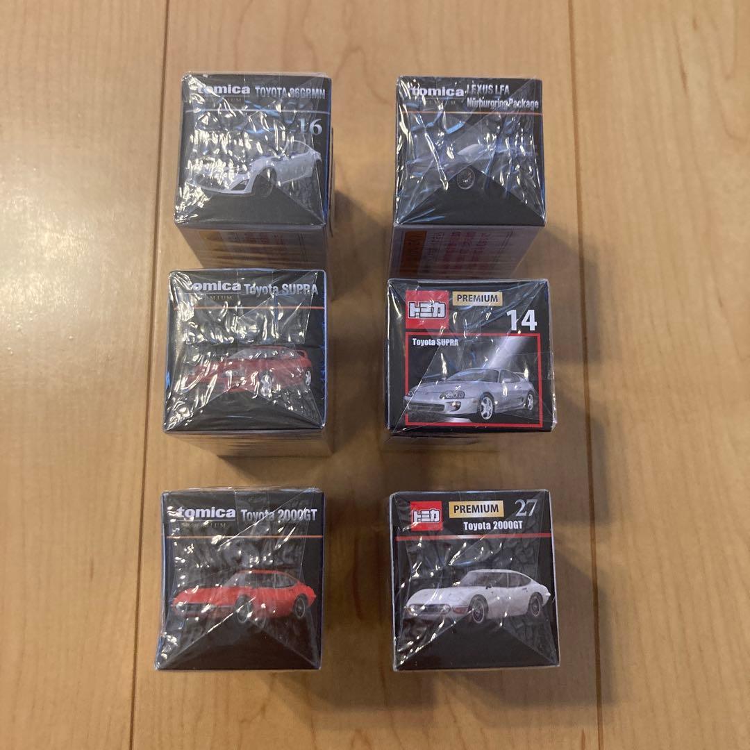 トミカプレミアム　トヨタ・レクサスコレクション6台セット