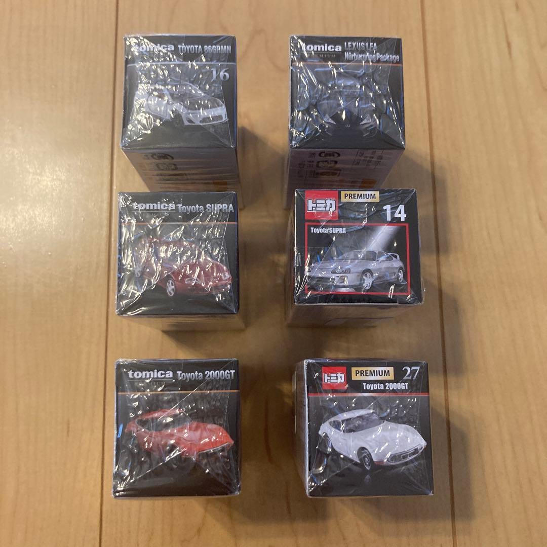トミカプレミアム　トヨタ・レクサスコレクション6台セット