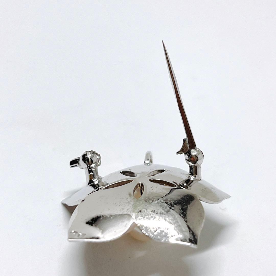 MIKIMOTミキモト アコヤパール　ブローチ　ネックレストップ　ペンダント　桜