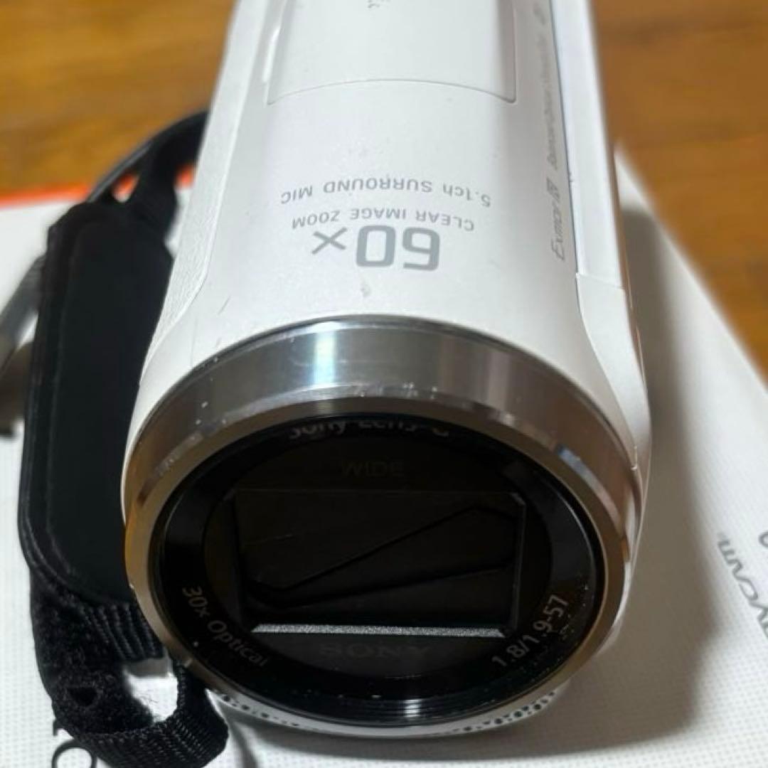 SONY HDR-CX680 ホワイト ケーブル・説明書付き ACアダプターなし