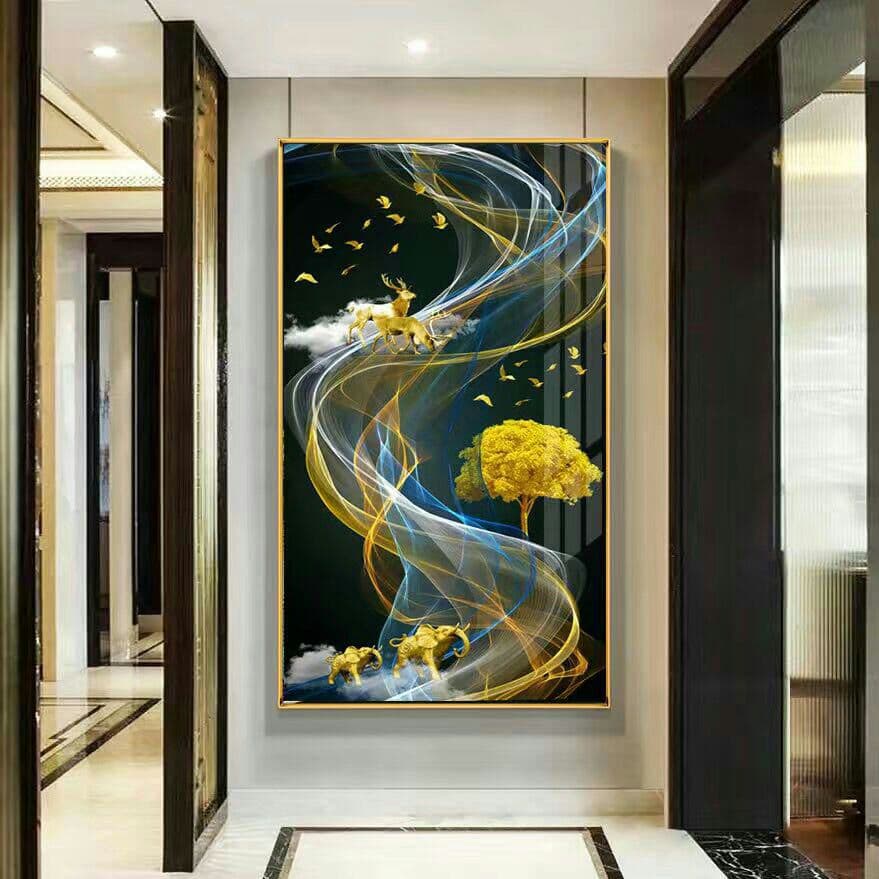 現代ソファの背景装飾画 玄関装飾画//