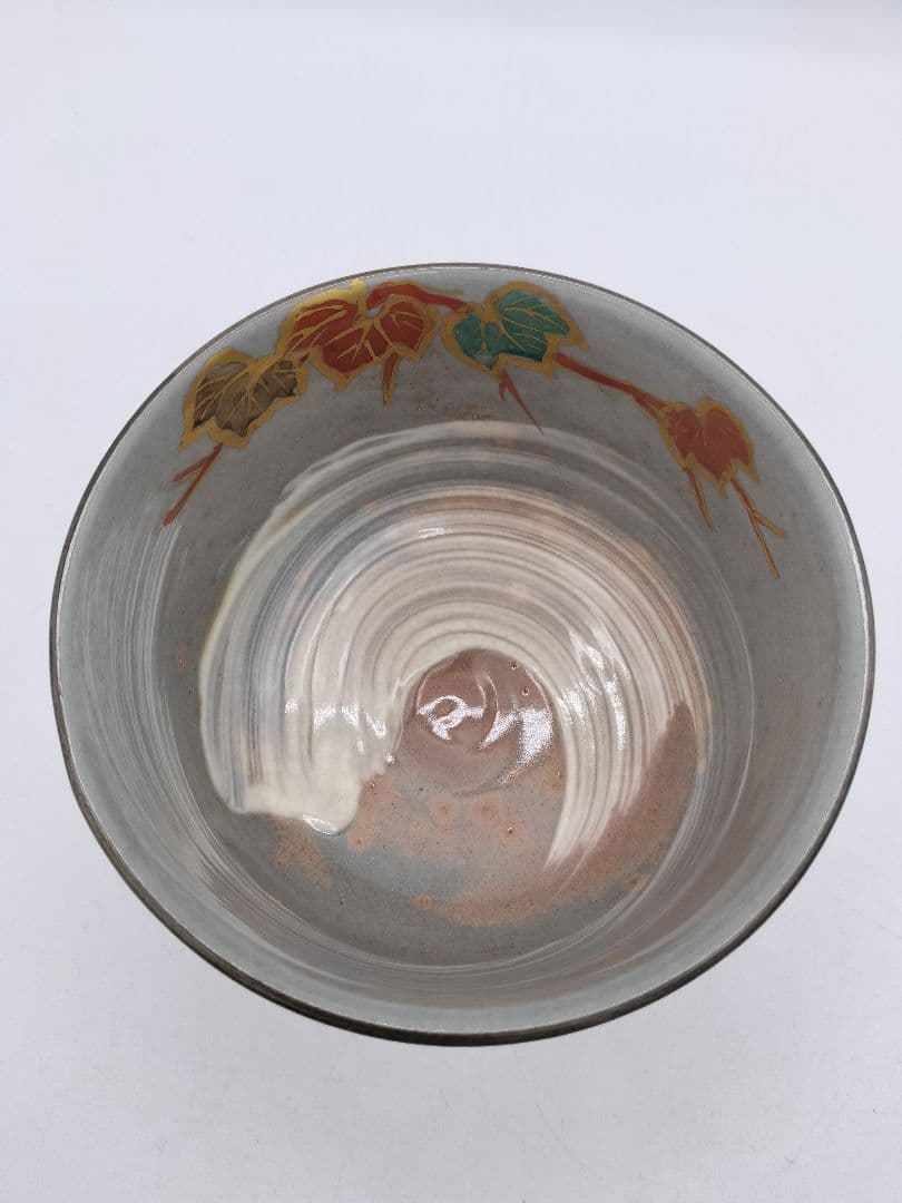 c581 茶碗 乾山 蔦 宮川香せつ 木箱 茶道具 古物