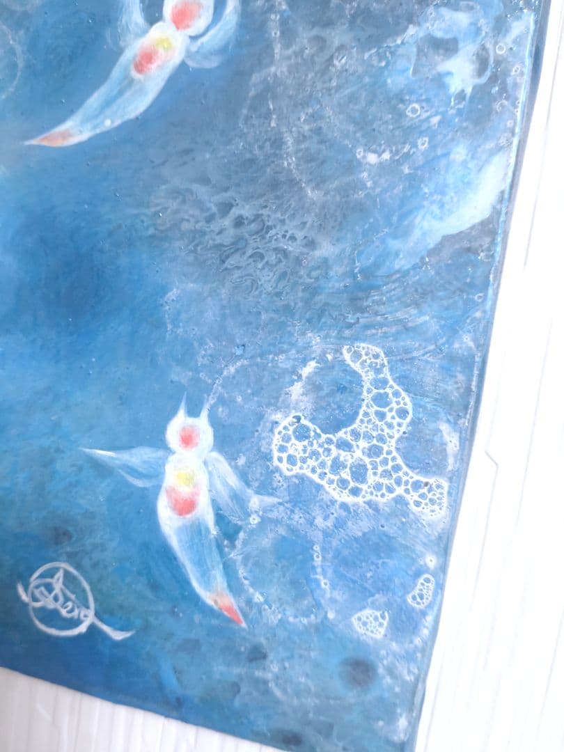 油絵【クリオネの夢】1点物の原画◆作者サイン入り/油彩画