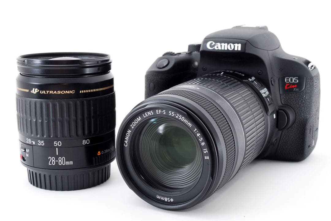 キャノン/canon kiss x 9i 標準&望遠ダブルレンズセット