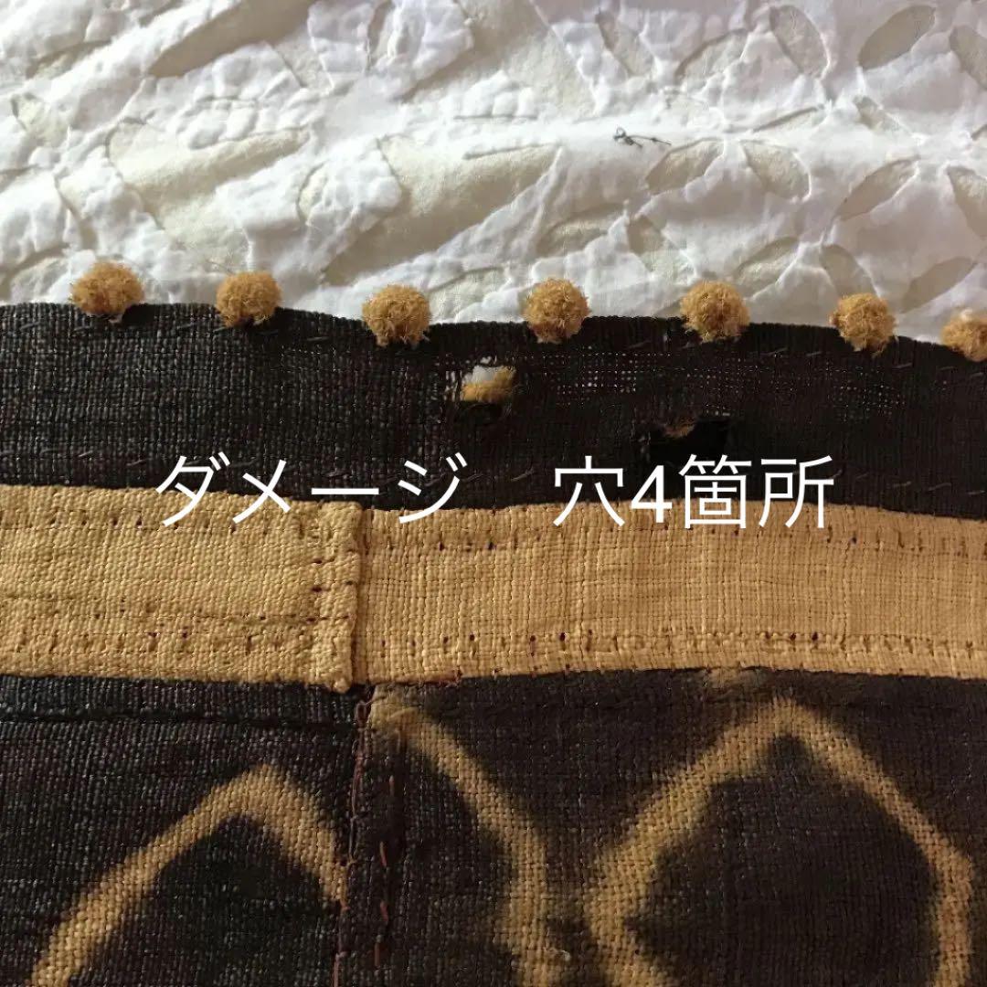 コンゴ民主共和国　クバ王國のラフィア精霊布　【コレクターピース】