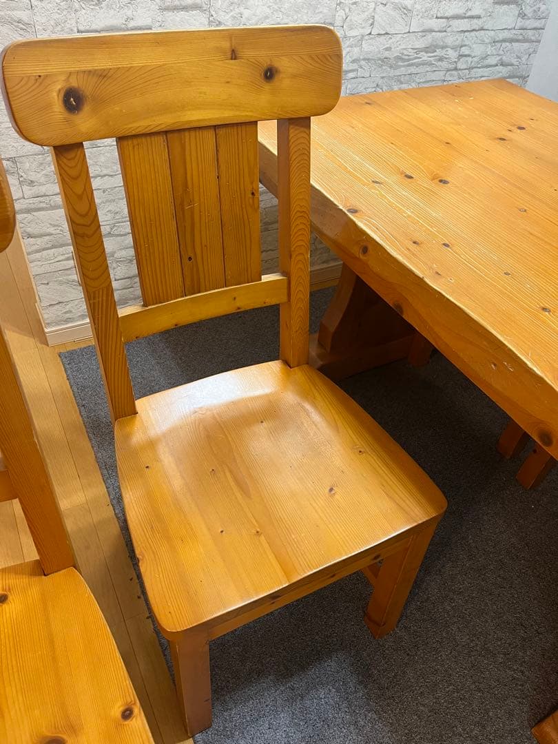 木製ダイニングテーブル セット　椅子4脚