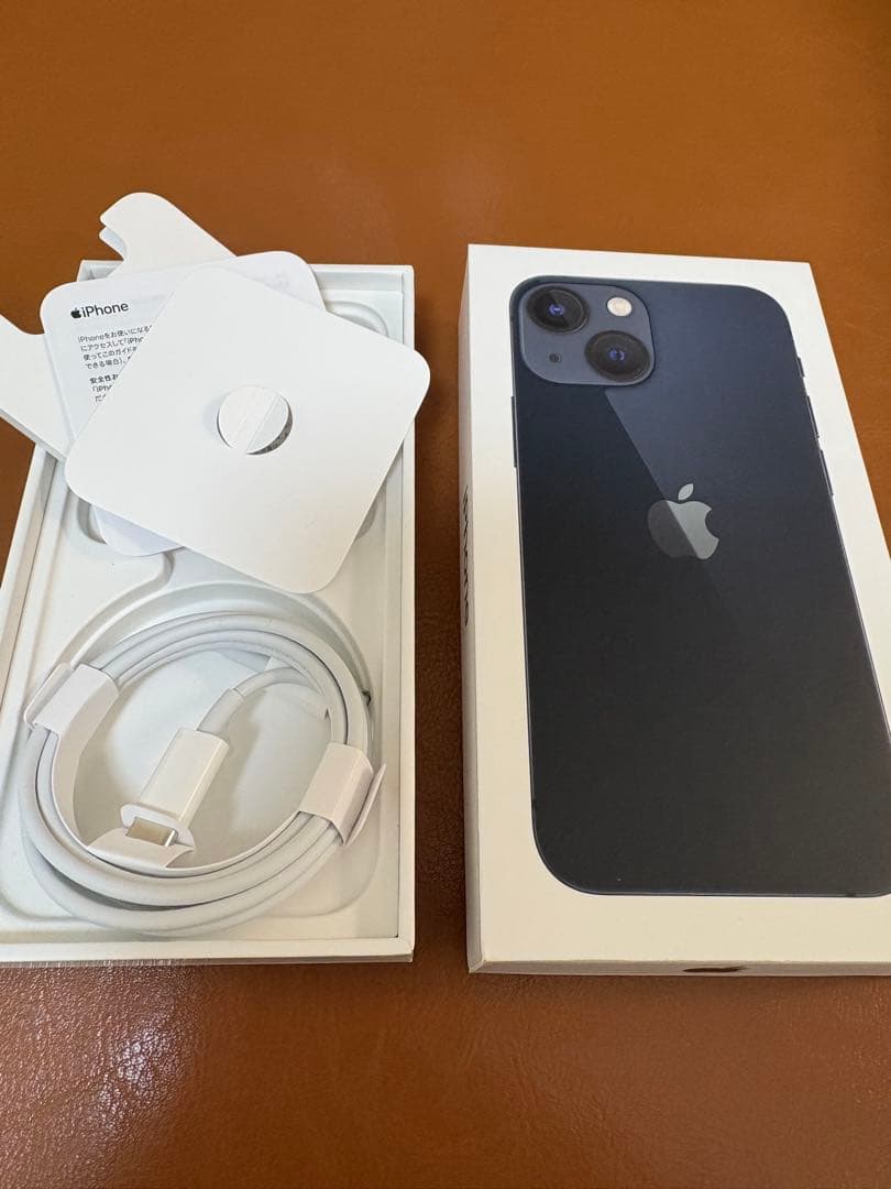 iPhone13mini 128G ミッドナイト ジャンク品 画面に傷あり