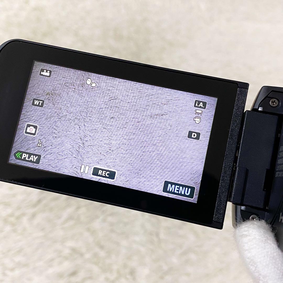 【未使用級】ジェイブイシー GZ-RX690-B エブリオR ビデオカメラ