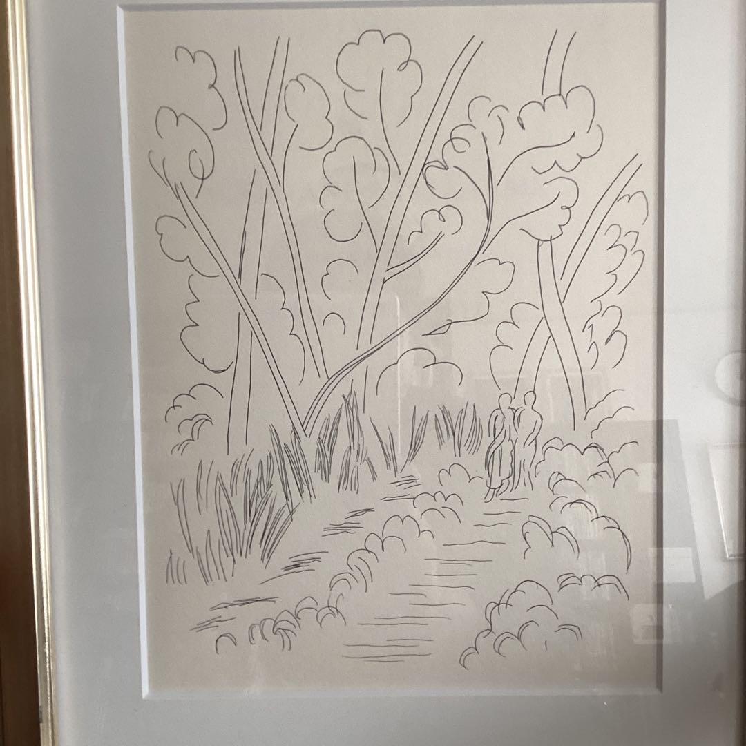 アンリマティスの絵　複製画