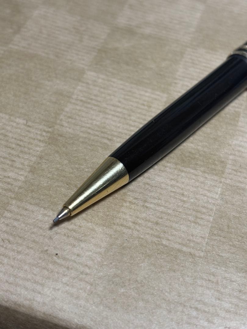 Montblanc シャーペン黒 ゴールド モンブランMONTBLANC