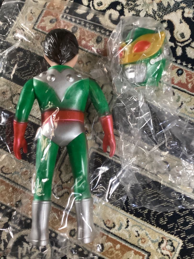 サンダーマスク　無版権品　ポピー風彩色スプレー　現状渡し　面取れ　マジュー