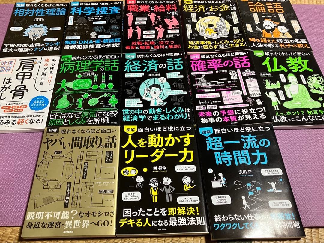合計約33000円　日本文芸社眠れなくなるほど面白い　図解シリーズ36巻セット