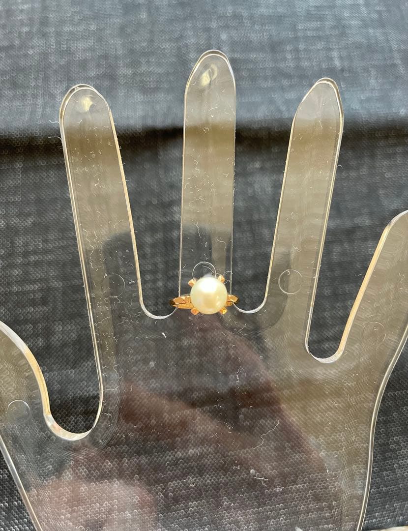 18金 K18 指輪 レトロ リング 12.5号くらい