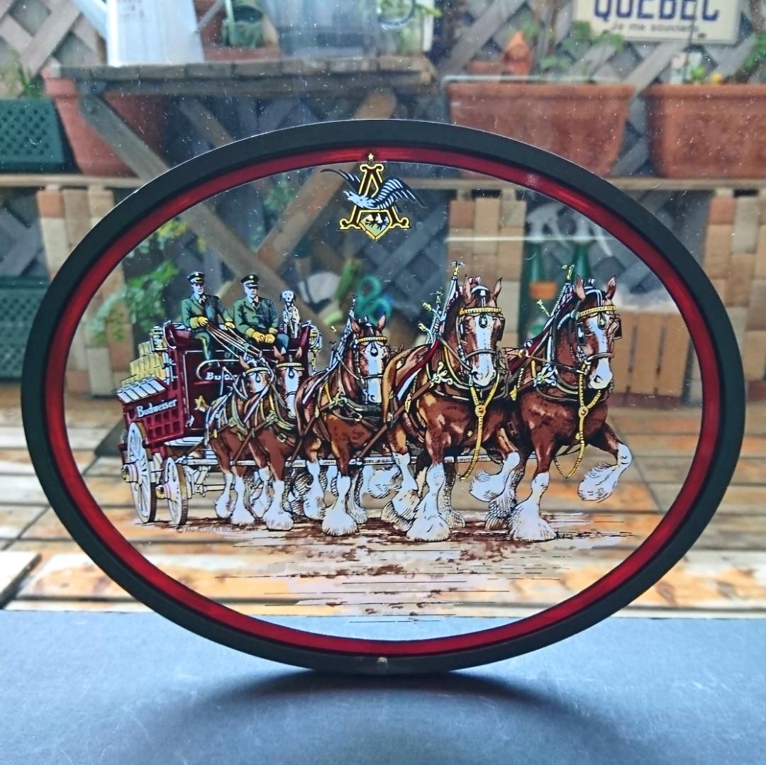 新品バドワイザー ステンドグラスBudweiserクリスマスbグラスマスターズ社