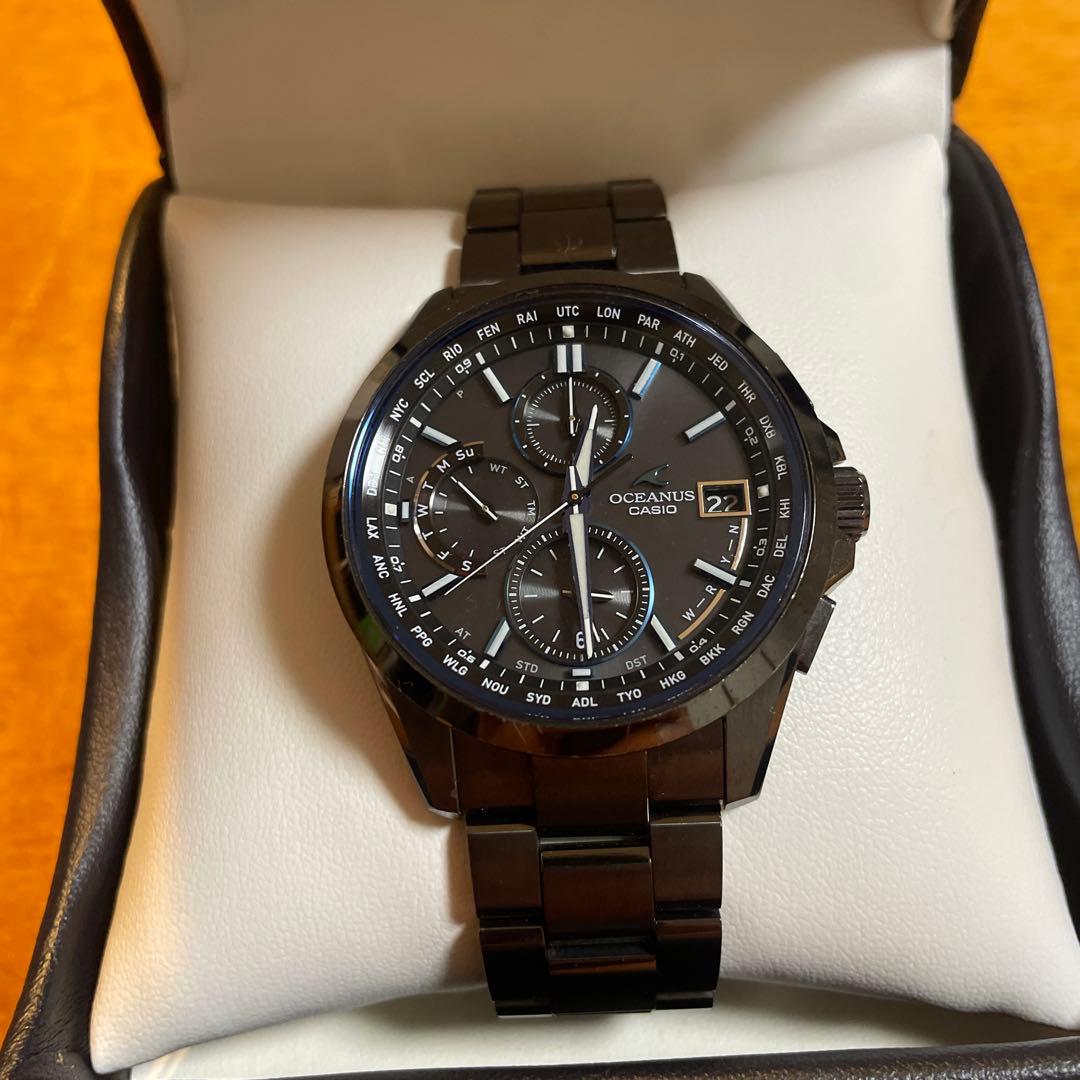 OCEANUS オシアナスソーラー電波　ブラックOCW-T2600B-1AJF