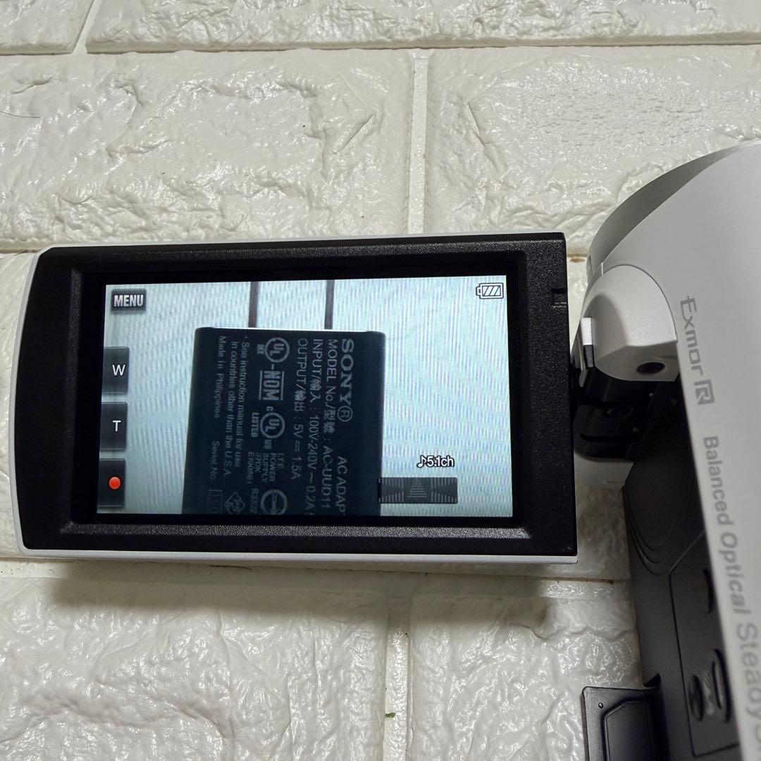 美品 SONY HANDYCAM HDR-CX670 ホワイト