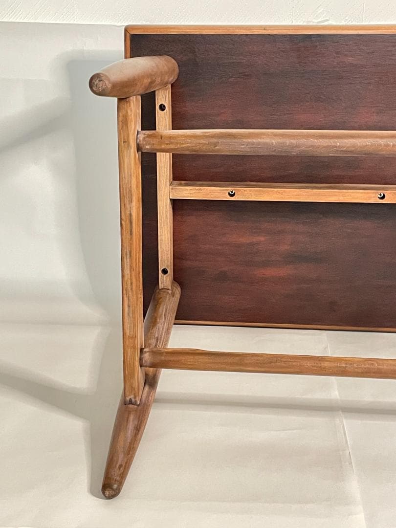 【アンティーク】　コーヒーテーブル　ブラウン　木製