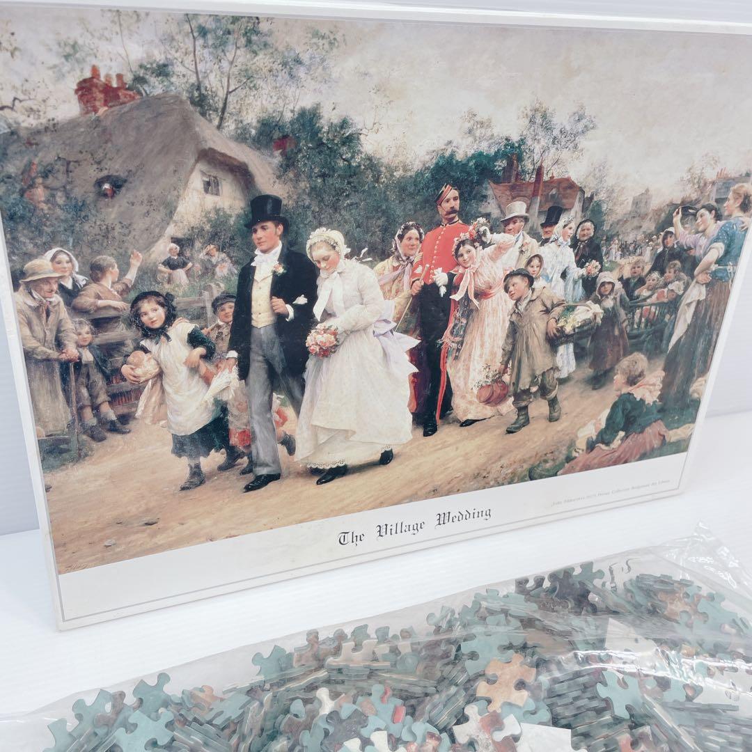 【廃盤品】サー・サミュエル・ルーク・フィルデス村の結婚式　2000ピース　パズル