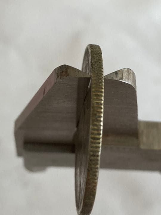 中國古钱，中國銀貨，袁世凱中圓，ネックレストップ。本物。