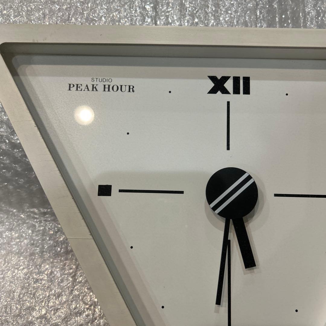 STUDIO PEAK HOUR QUARTZ 壁掛け時計 中古