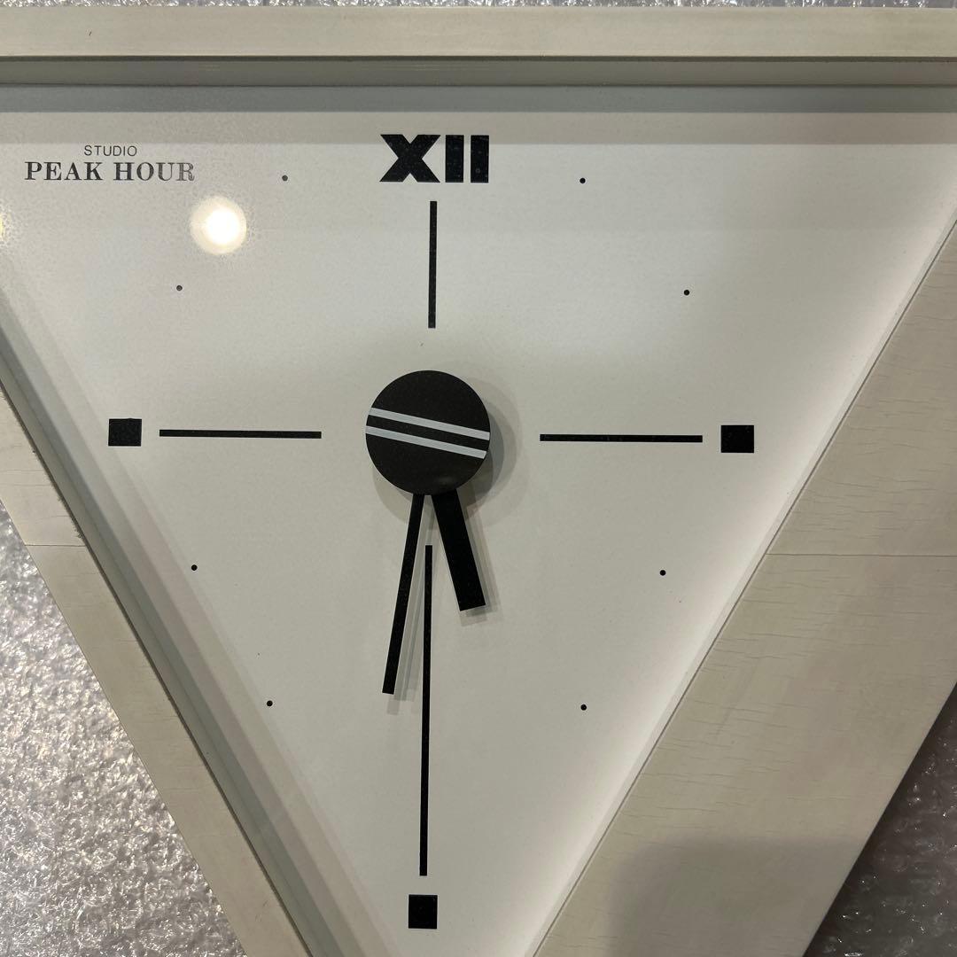 STUDIO PEAK HOUR QUARTZ 壁掛け時計 中古