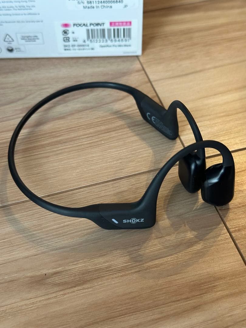 美品　SHOKZ OPENRUN PRO Mini 骨伝導イヤホン