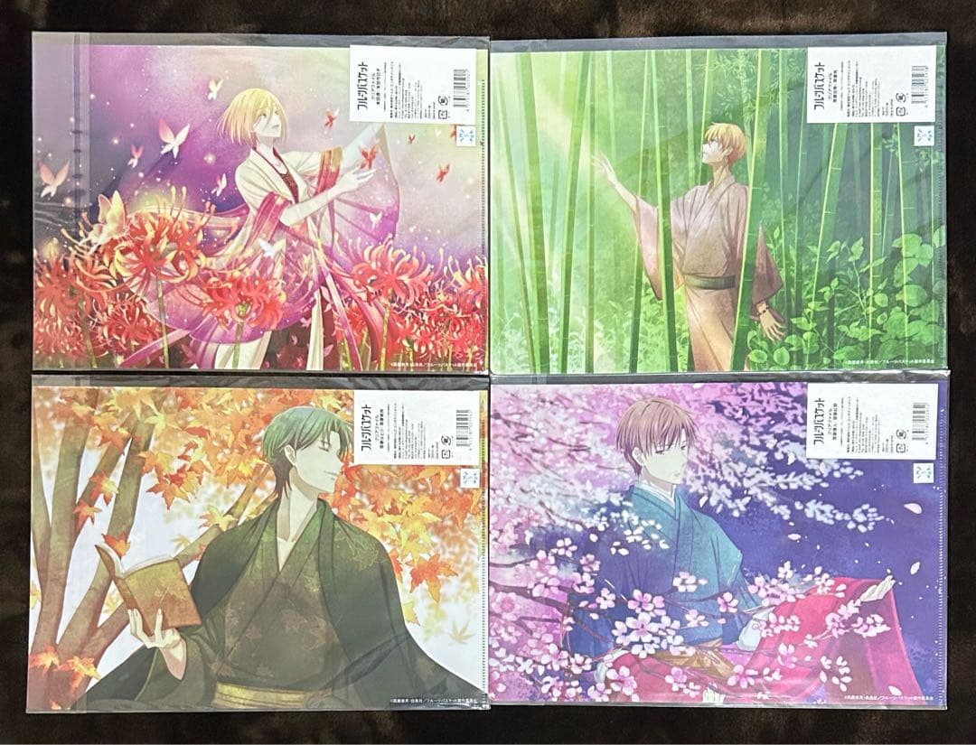 フルーツバスケット EDイラスト クリアファイル 8枚セット