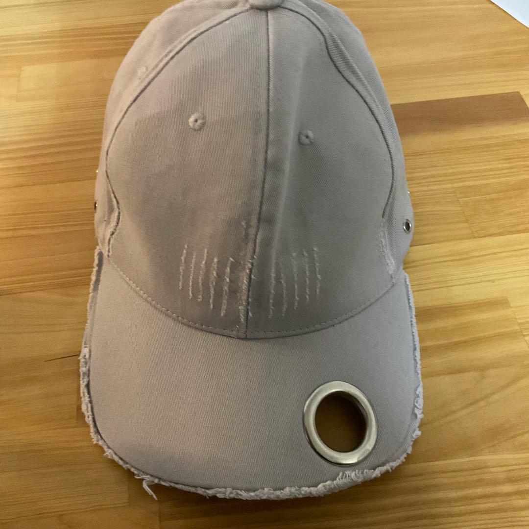 GRANCY EyeletDesign DamageCap ライトグレー