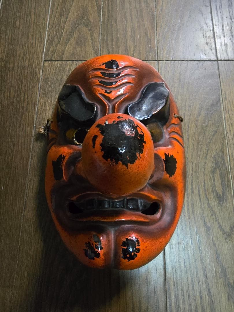 天狗　【木製・天狗面】