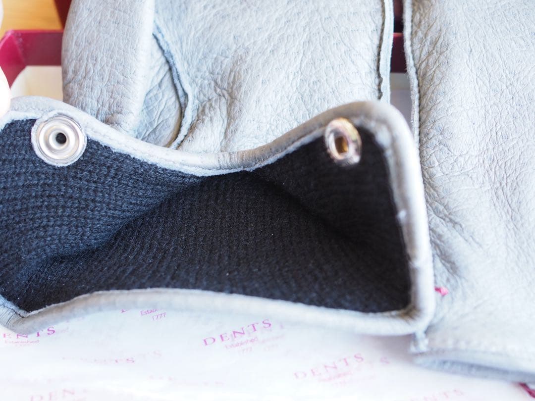 新品未使用 Dents ペッカリー グレー サイズ8