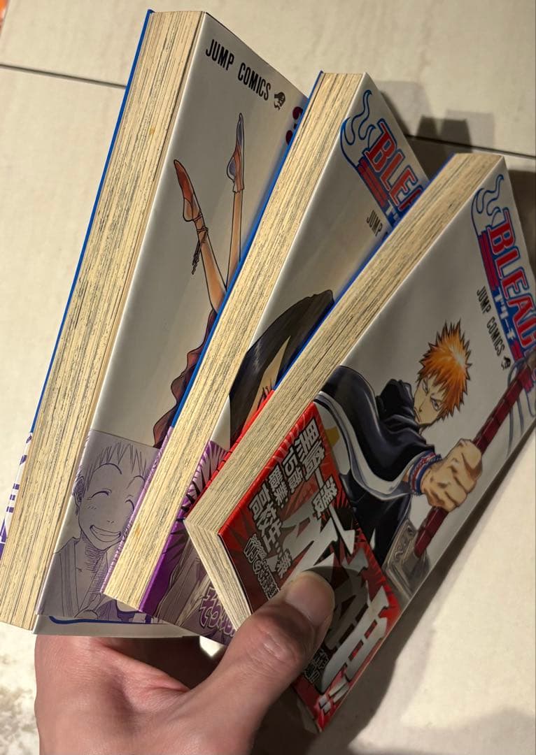 BLEACH 1巻 2巻 3巻 初版 帯 コミックスニュース付き