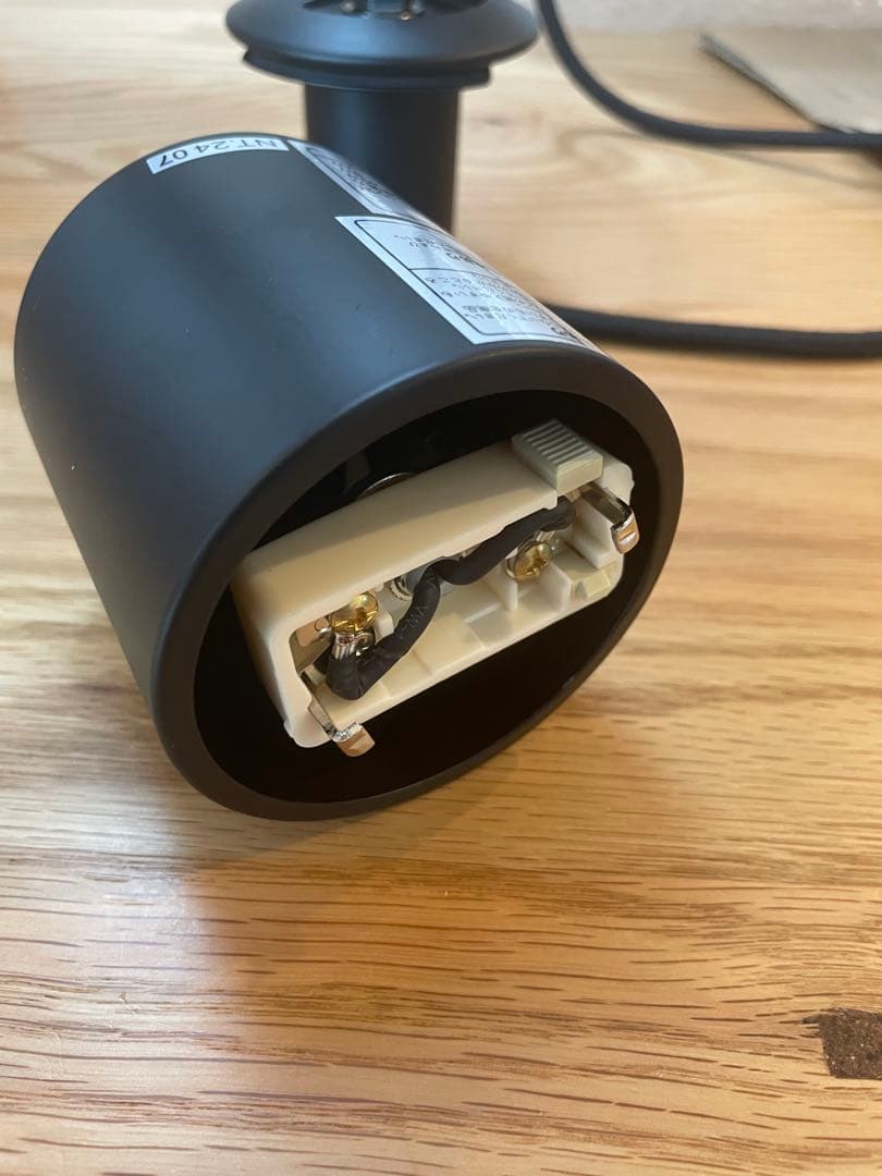 ニトリ　ペンダントライト VERRE 1Tグレー 3個セット照明付き