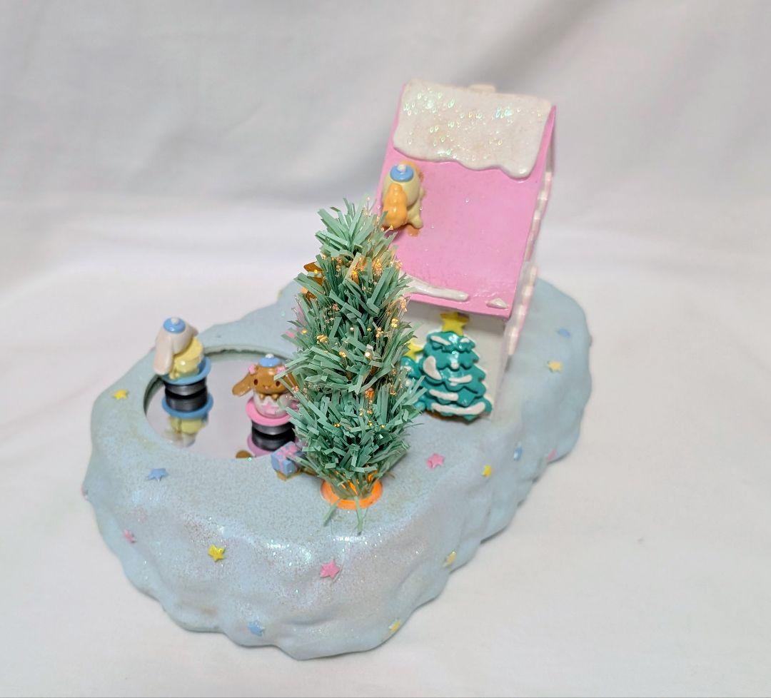 サンリオ　シナモロール　ジオラマハウス　クリスマスオルゴール付き　2004年製