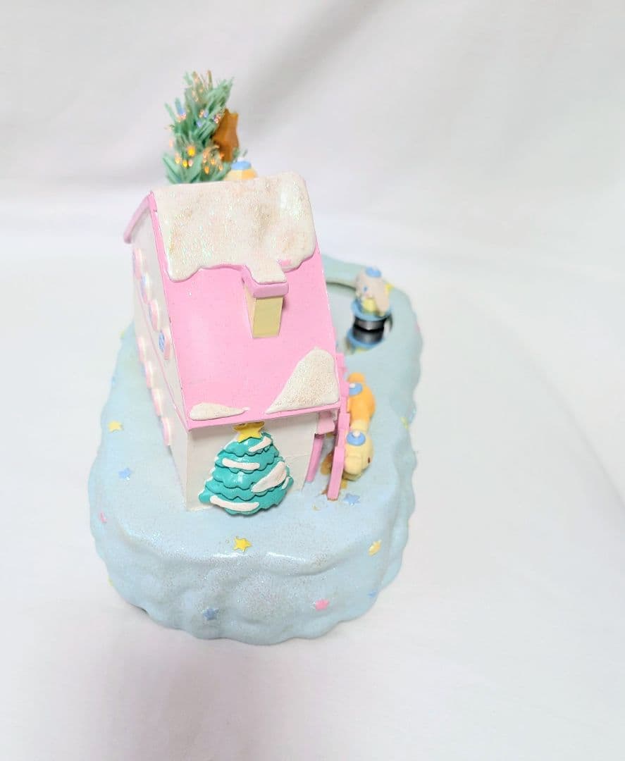 サンリオ　シナモロール　ジオラマハウス　クリスマスオルゴール付き　2004年製