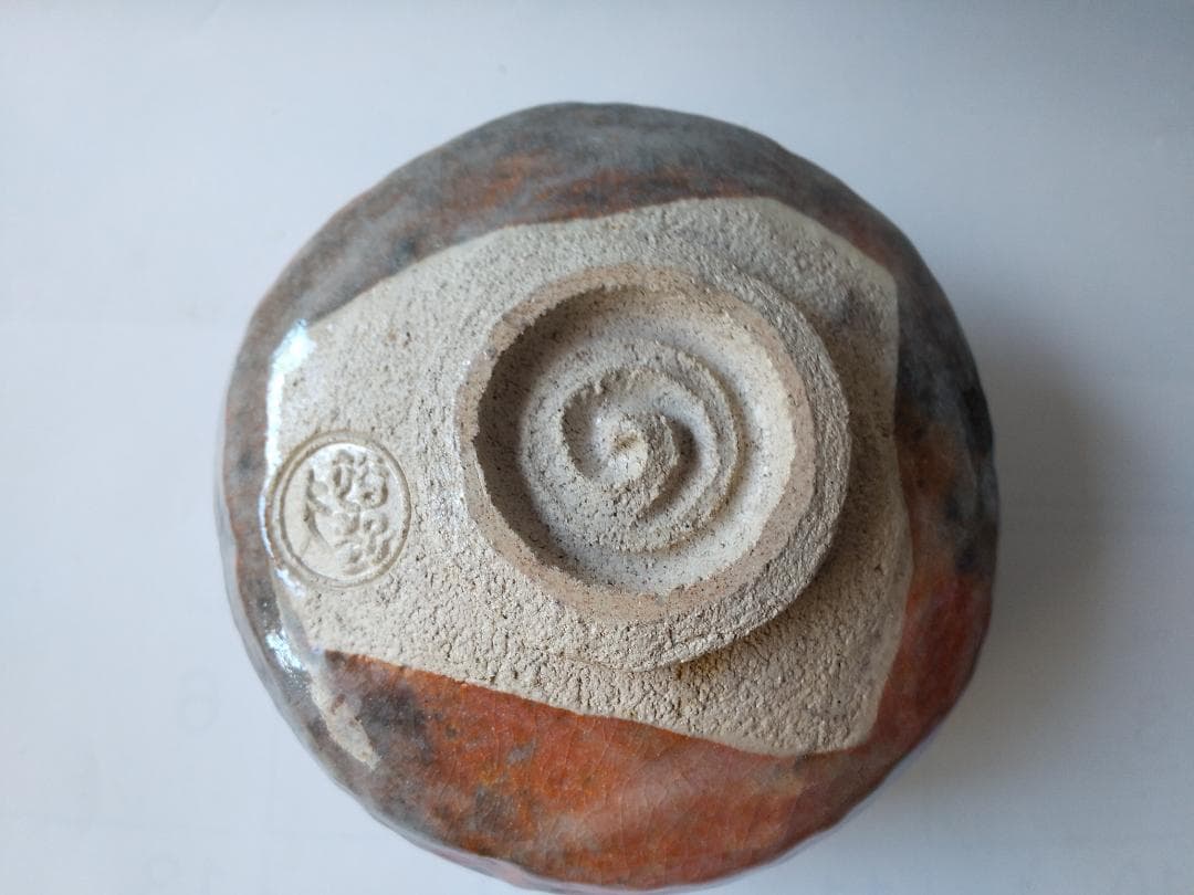 Sophia三代 小川長楽 （小川裕起夫）赤楽茶碗共箱共布茶道具抹茶碗新品